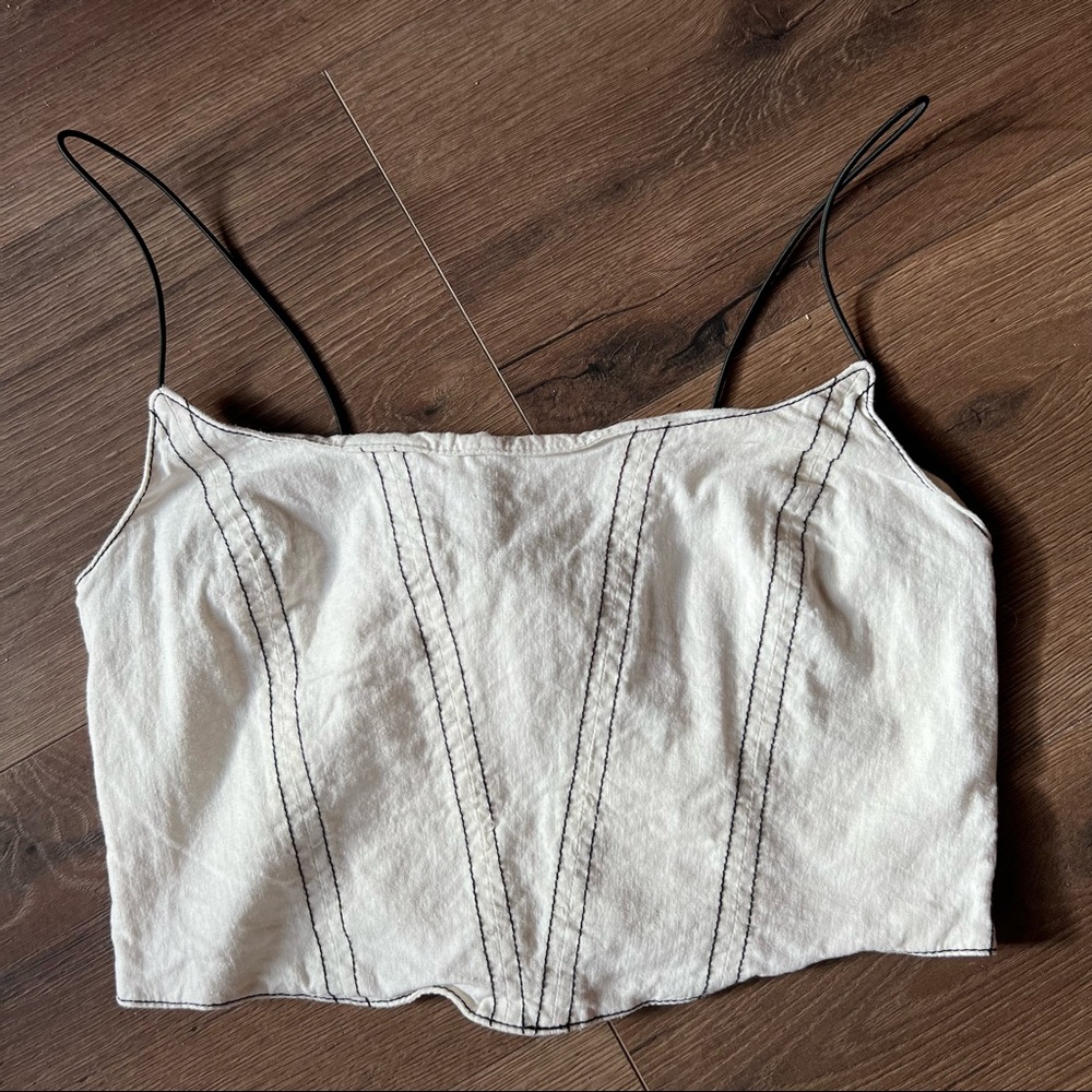 urban outfitters zip up crop!